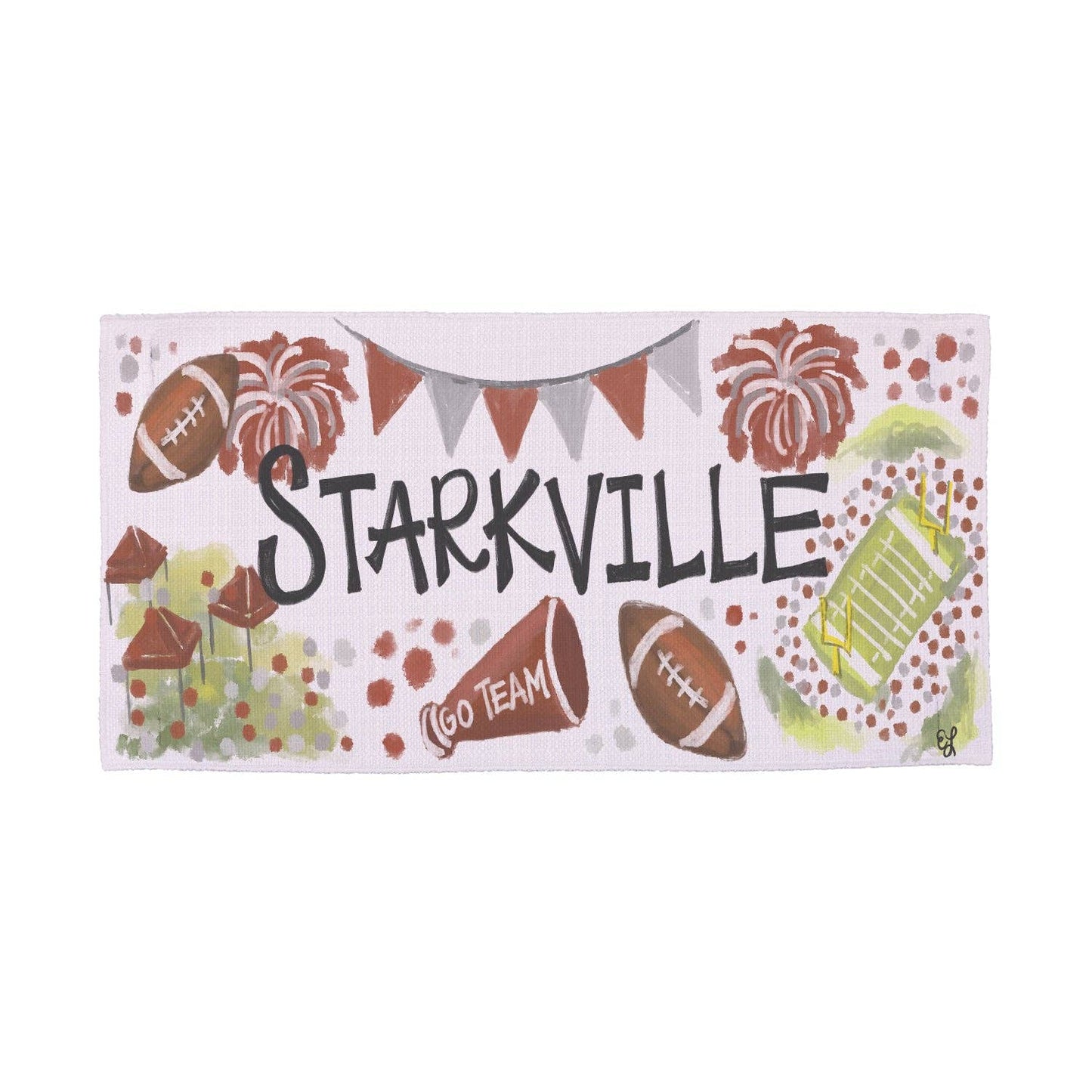 Gameday "Starkville City Cheer" Pillow Swap