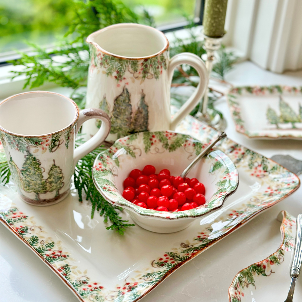 Natale Piccolo Pitcher - Holiday/Christmas