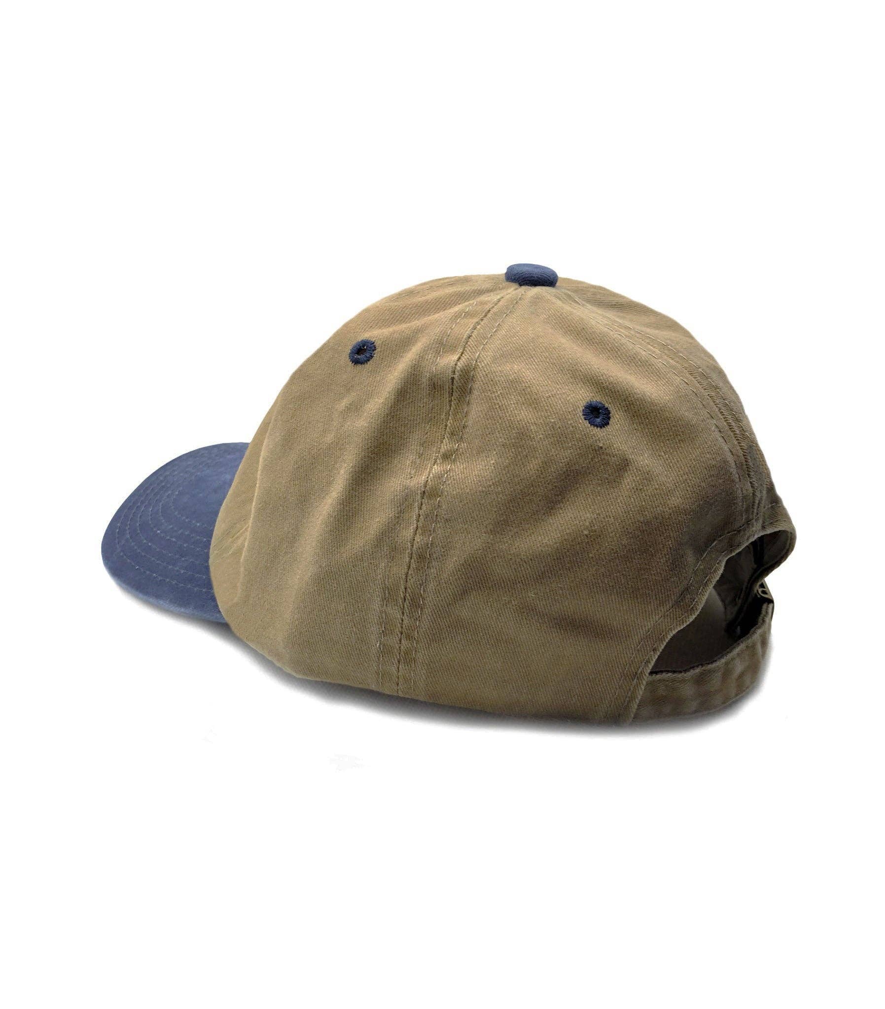 Dad Embroidered Dad Hat - Two-Tone Tan Cotton