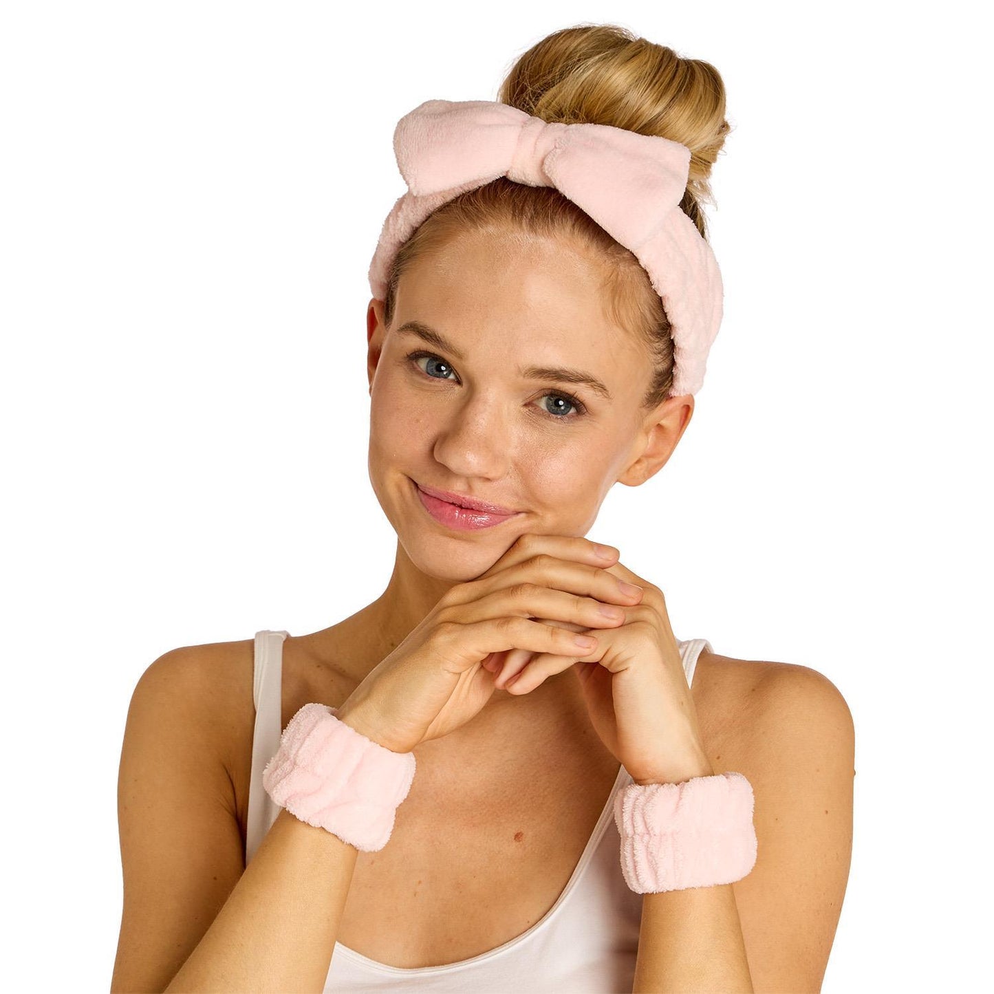 Spa Headband and Wristband Set