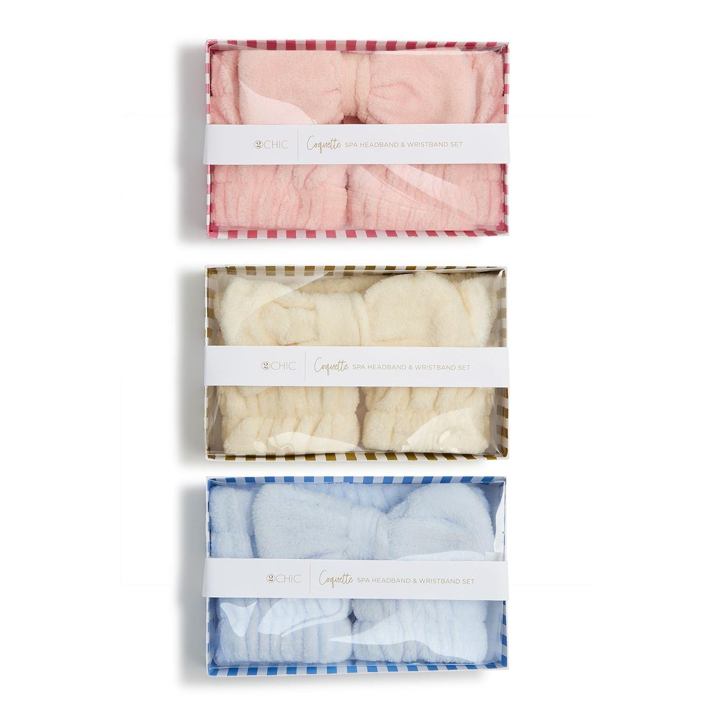 Spa Headband and Wristband Set