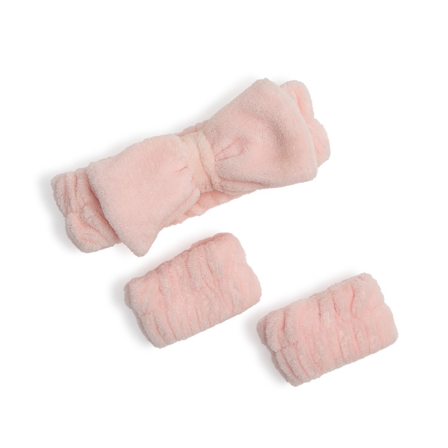 Spa Headband and Wristband Set