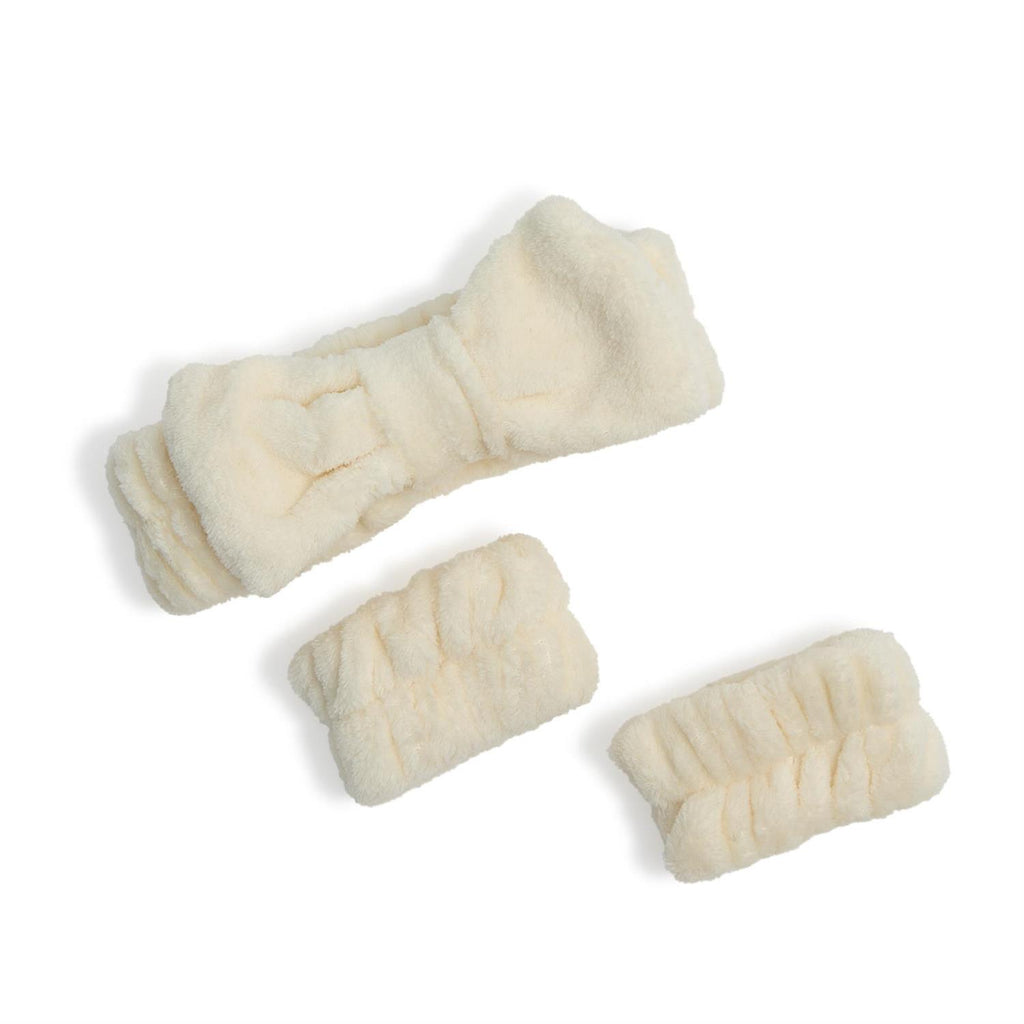 Spa Headband and Wristband Set