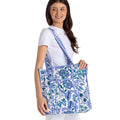 Cotton Reversible Tote Blue