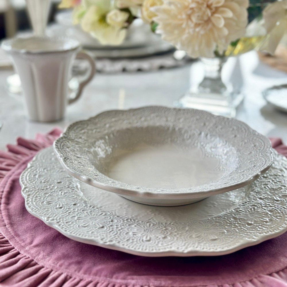 Merletto Antique Pasta/Soup Bowl