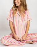 Addie Stripe Sleep Top SS