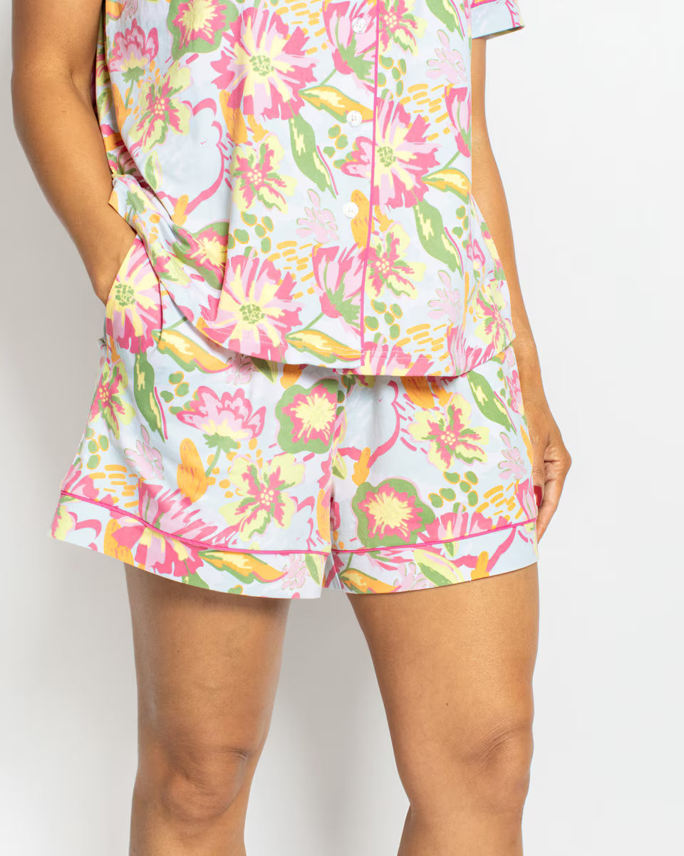Summer Bouquet Sleep Shorts