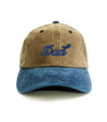 Dad Embroidered Dad Hat - Two-Tone Tan Cotton