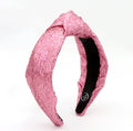  Pink Tinsel Knotted Headband