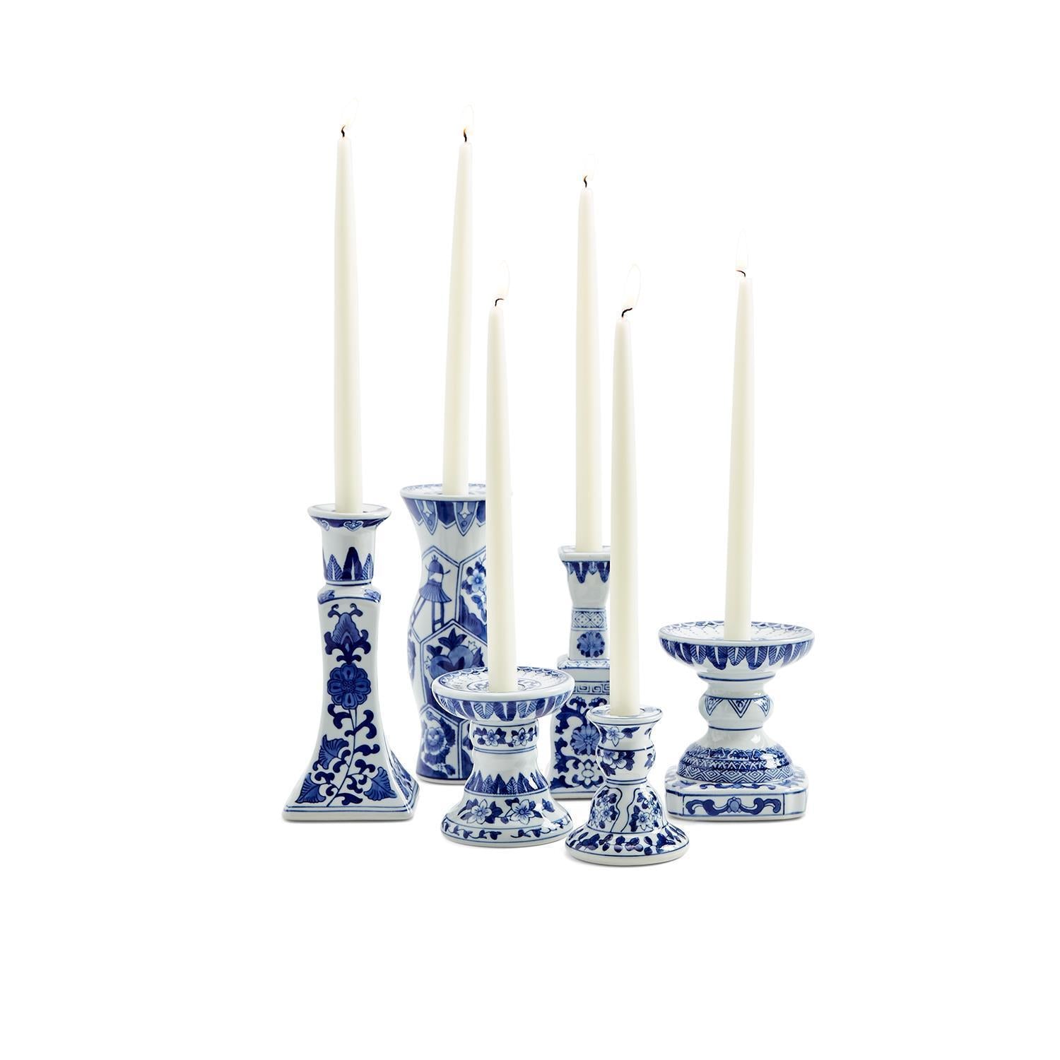 Canton Blue Candlesticks