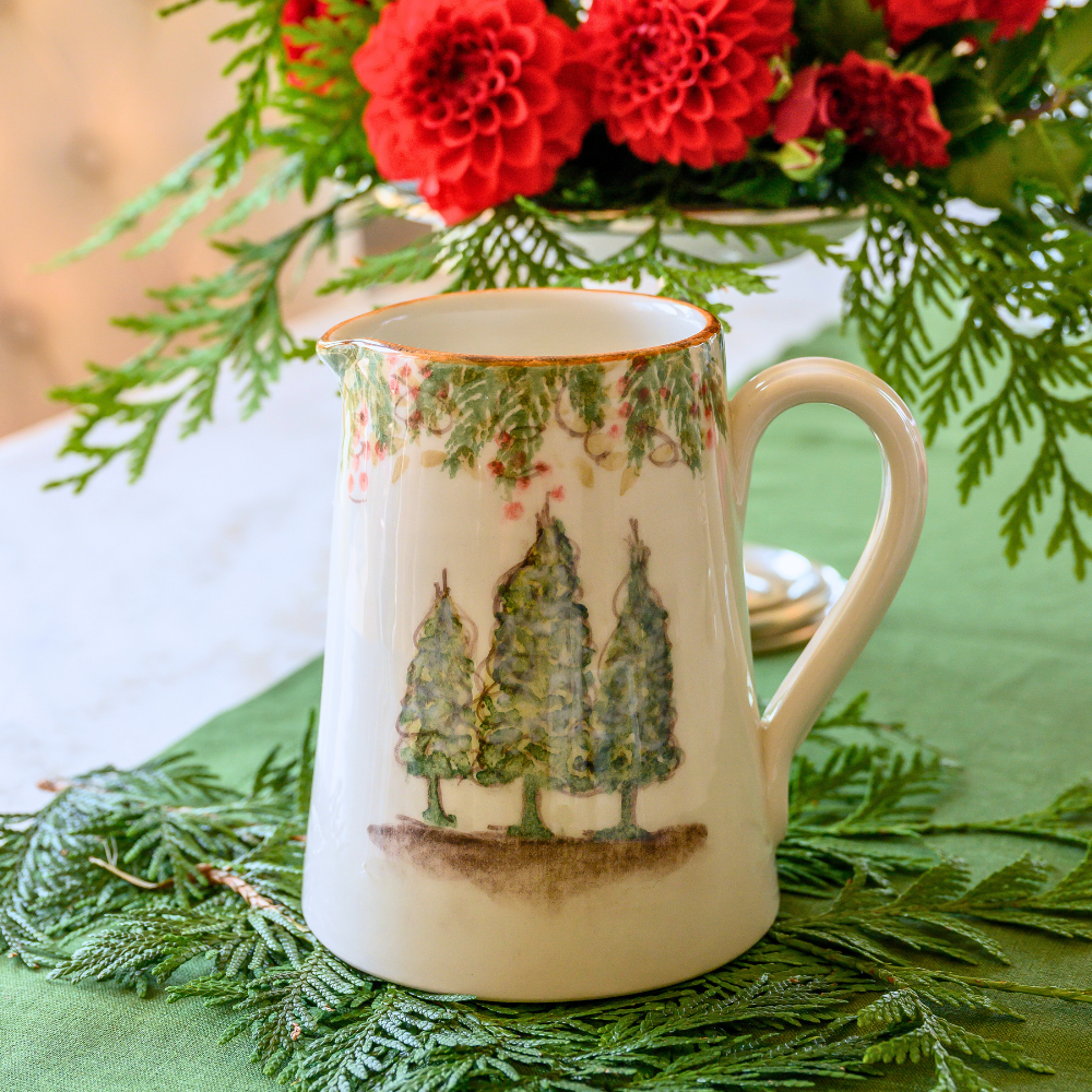 Natale Piccolo Pitcher - Holiday/Christmas