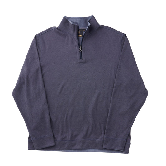 reversible 1/4 zip navy