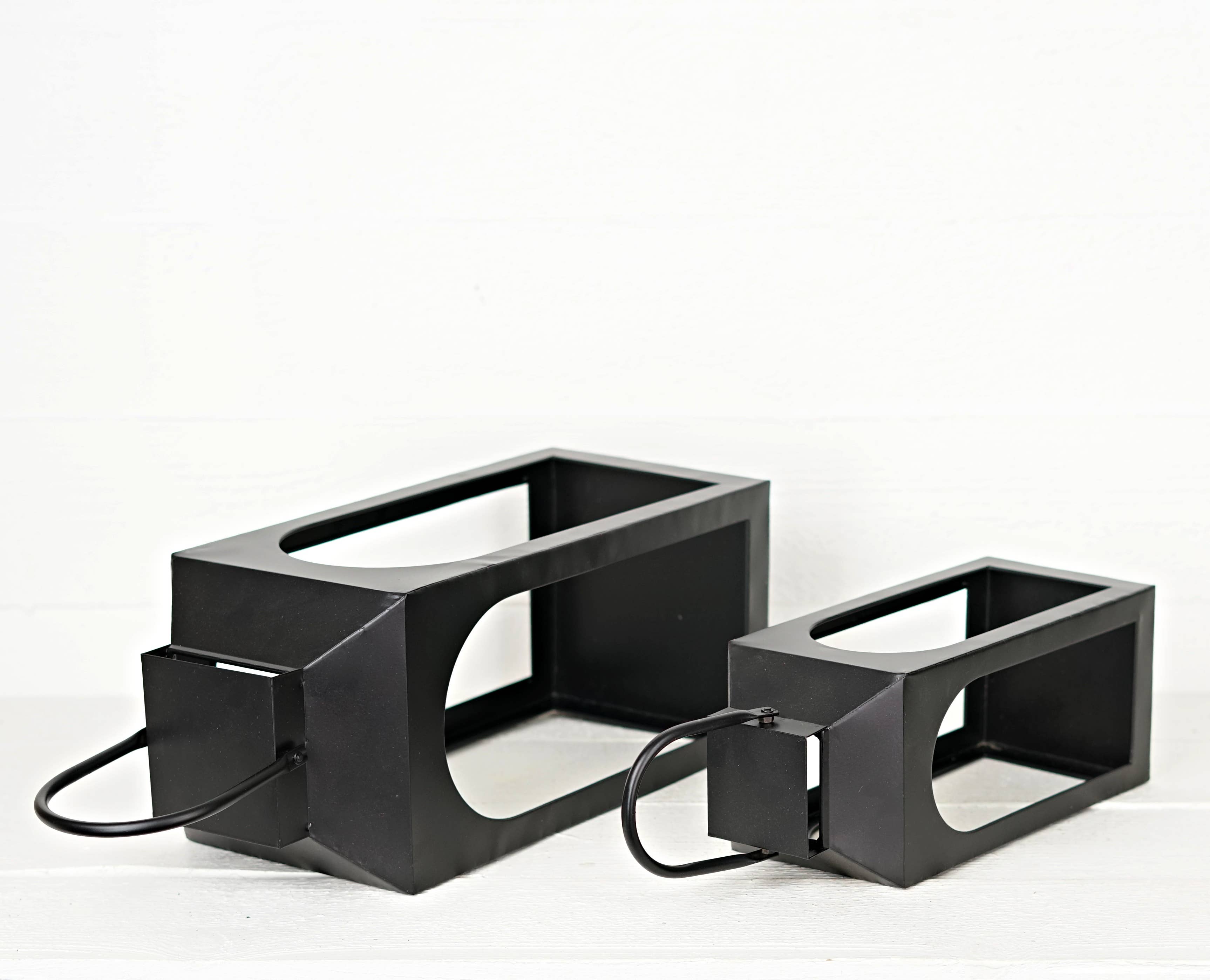 Black Metal Chic Lantern