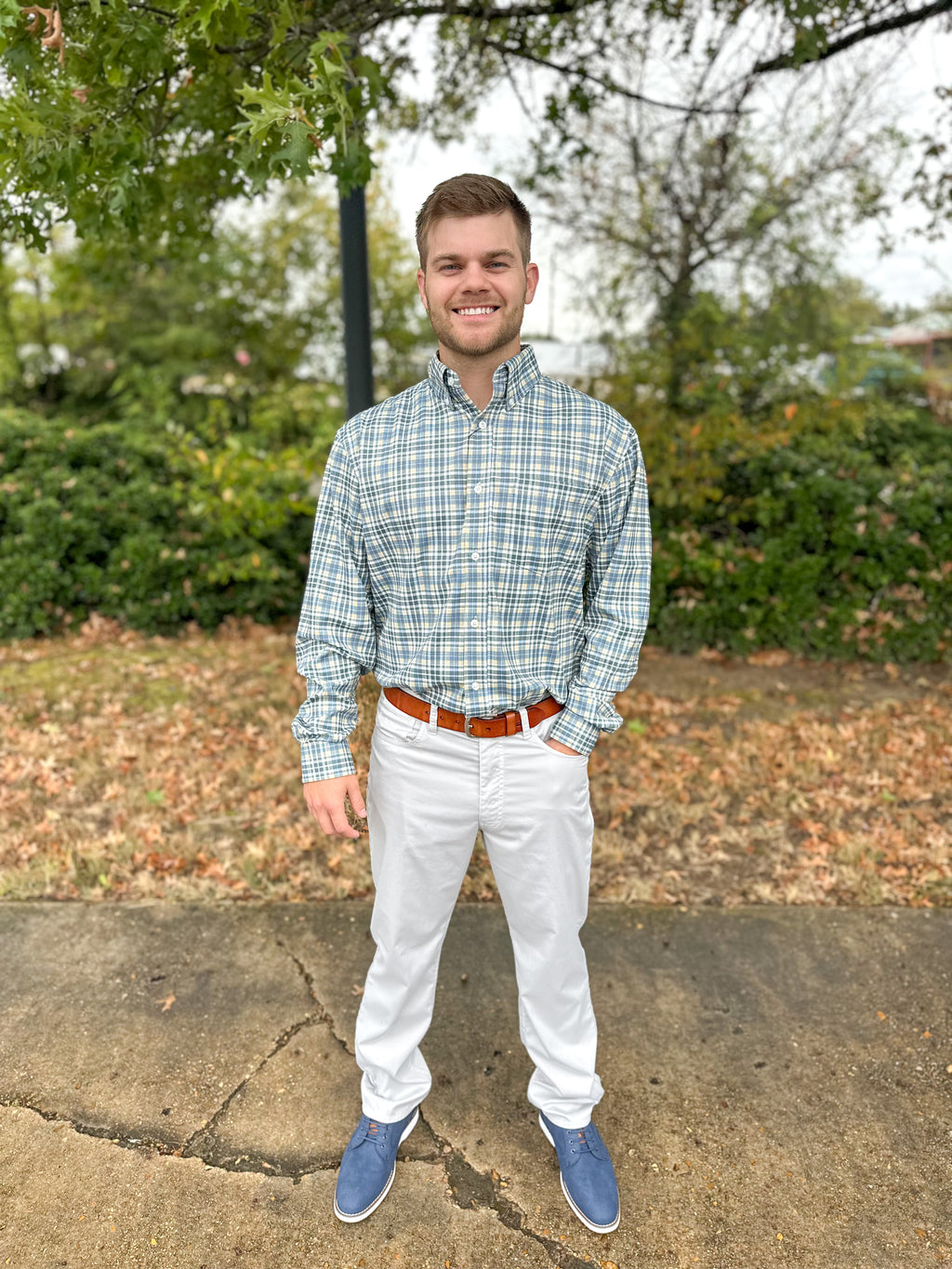 Baker Blue Button Down