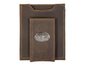 Ole Miss Rebels Men's  Magnetic Front Pocket Leather Wallet.