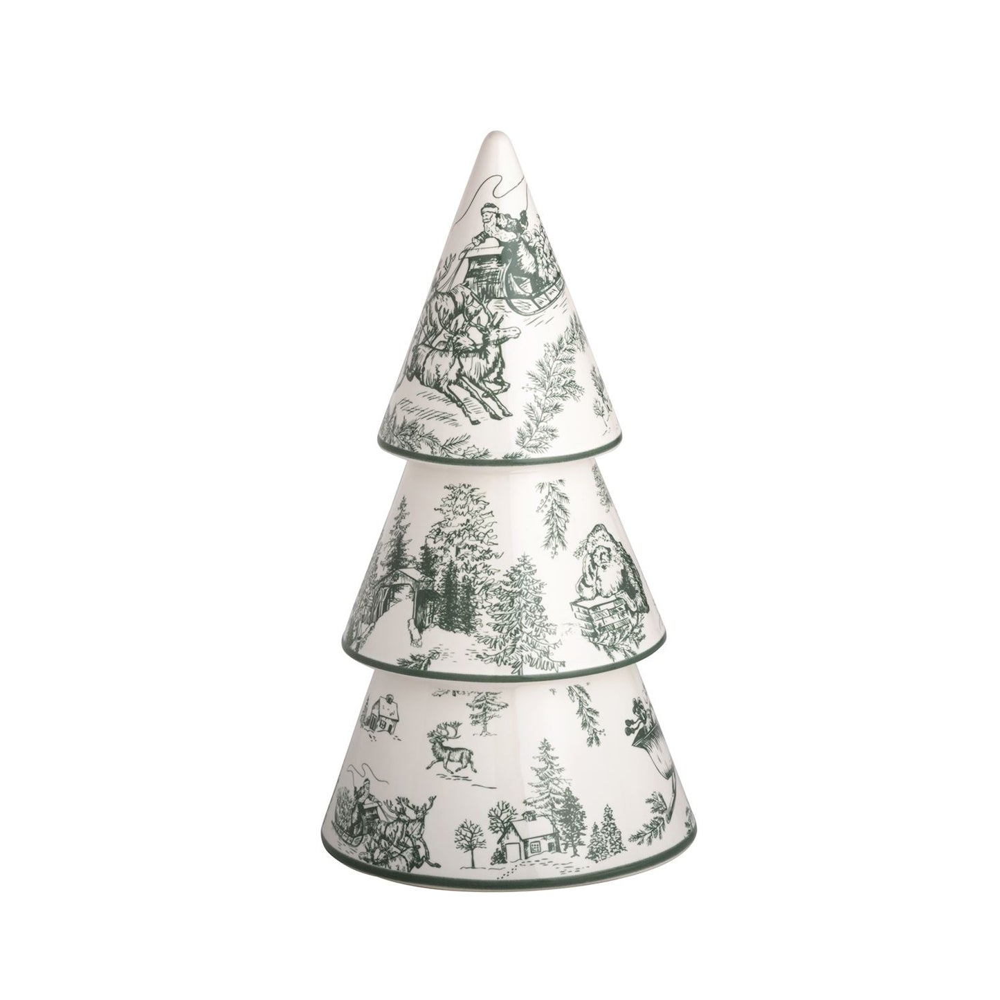 green toile trees