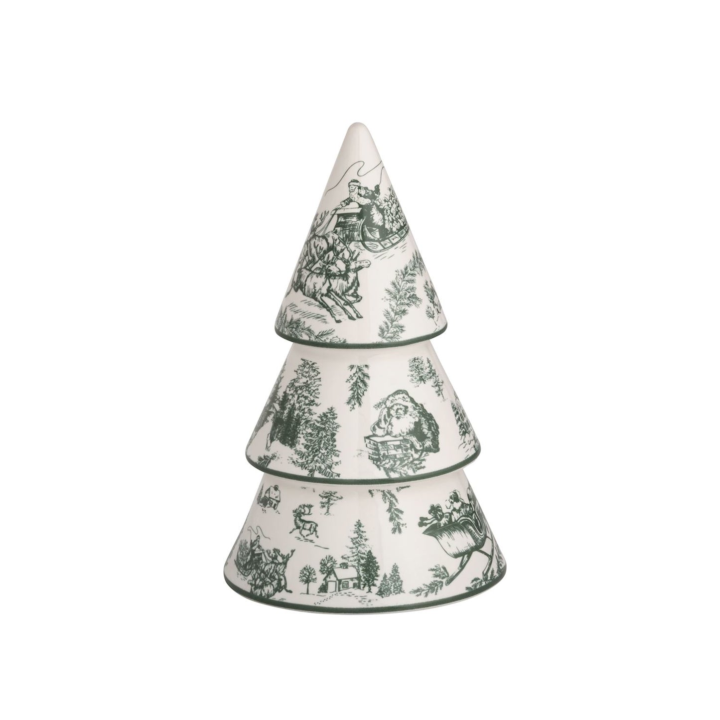 green toile trees