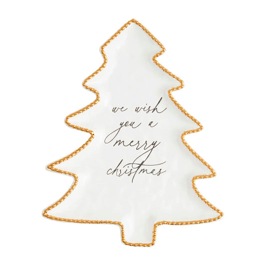 wish tree beaded platter