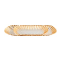 gold ruffle tray set