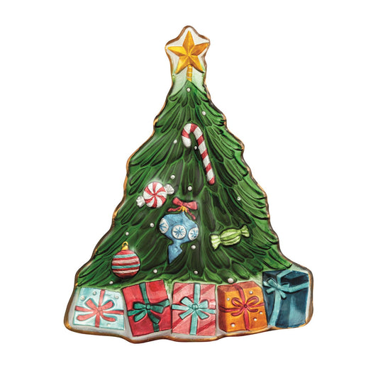 glass tree platter