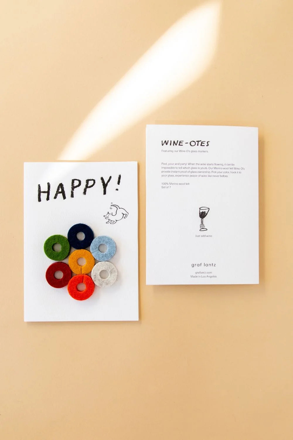 happy card wine-o's