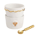 gold angel tidbit set