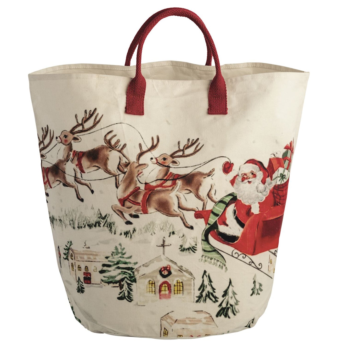 santa oversized tote
