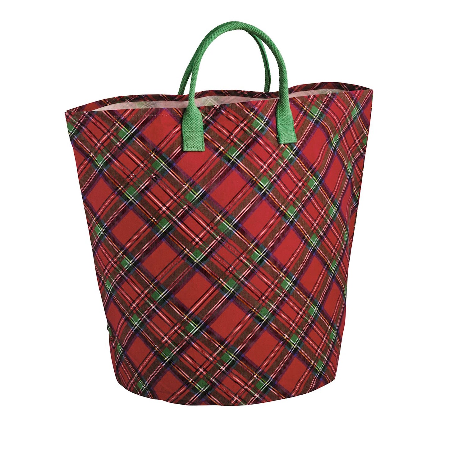 tartan oversize tote