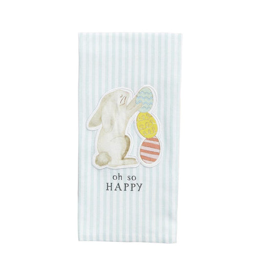 Bunny With Egg Patch Towel