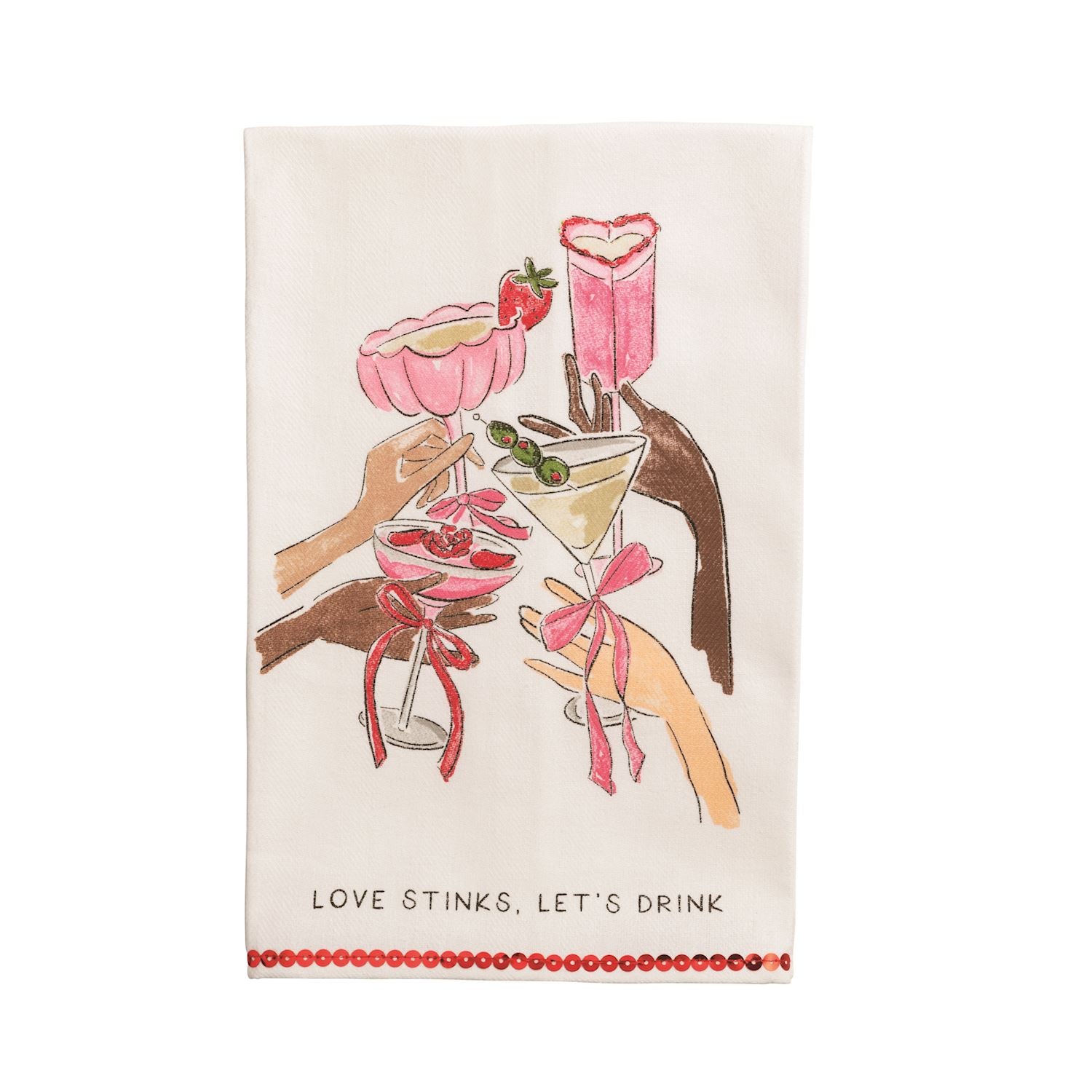 love stinks towel