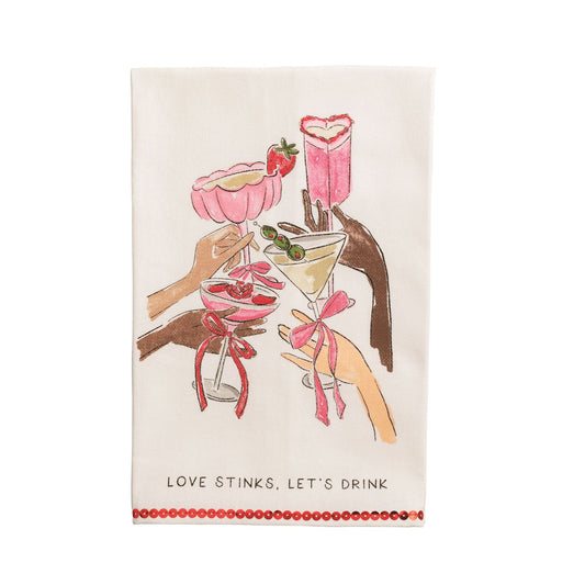 love stinks towel
