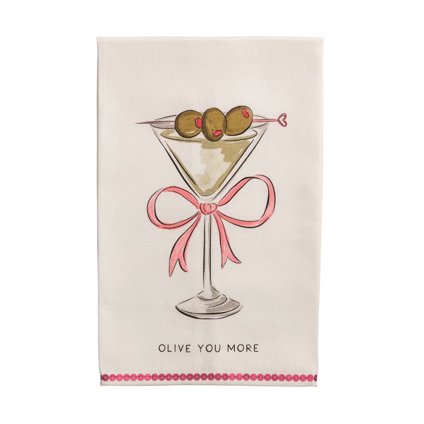 olive you towel
