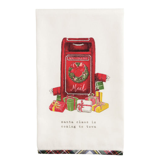 santa is coming towel