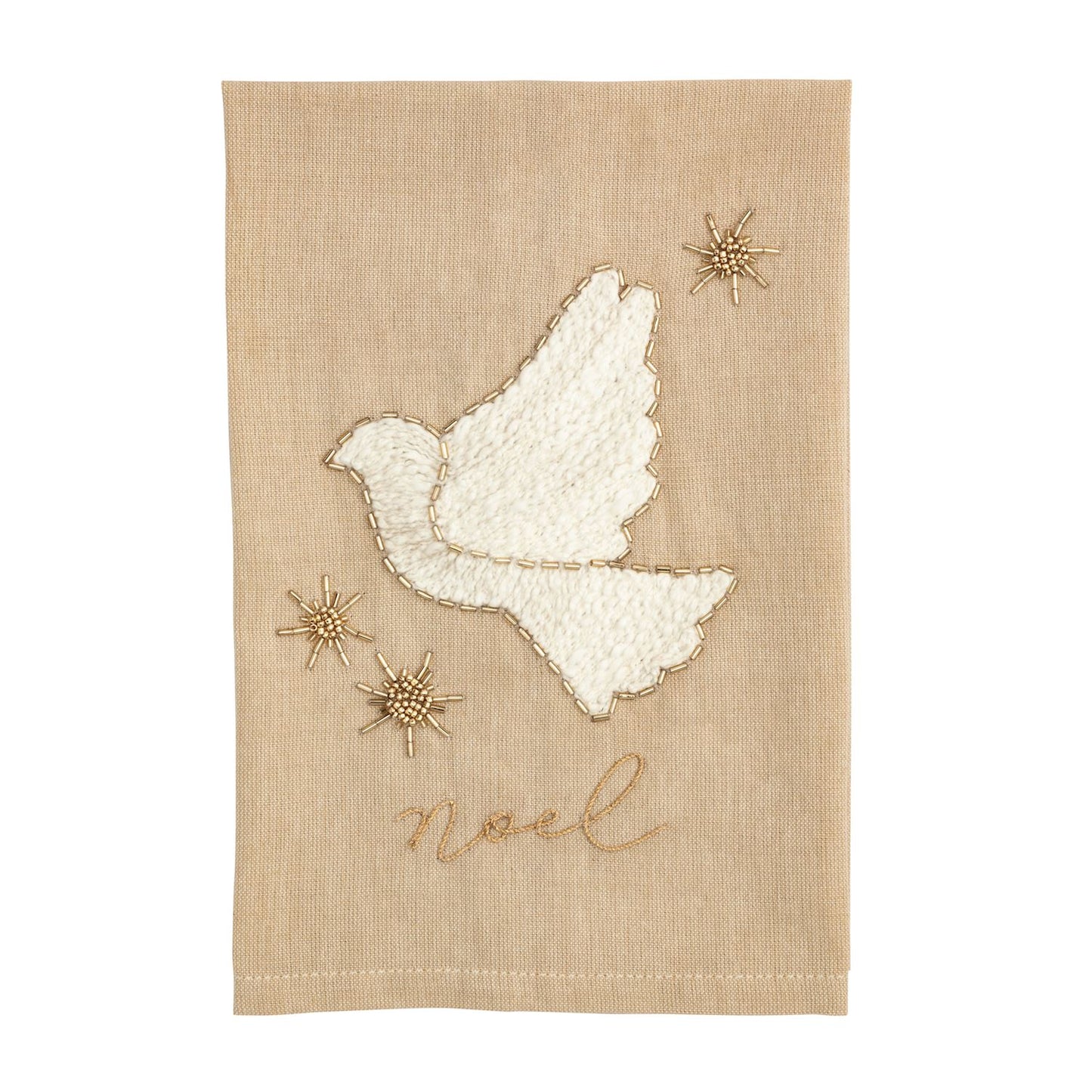 dove embroidered towel