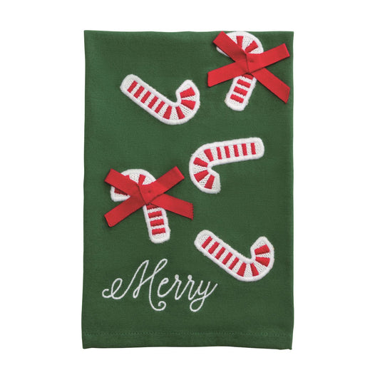 candy cane towel