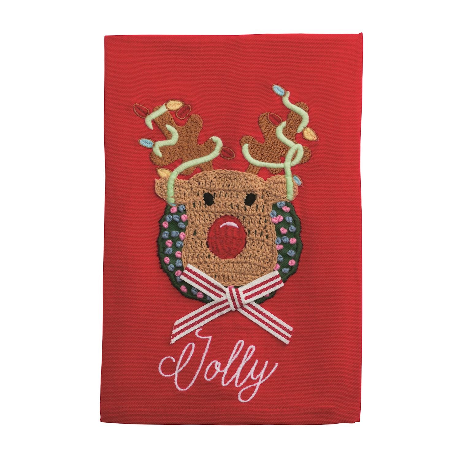 deer farm towel