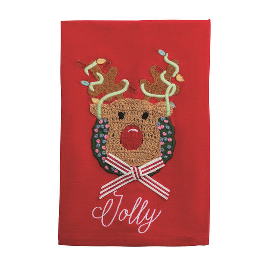 deer farm towel