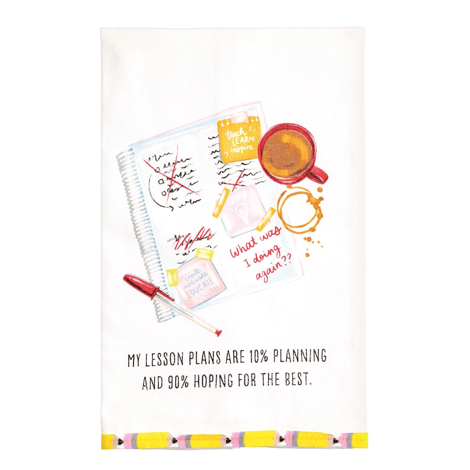 Lesson Plans Tea Towel