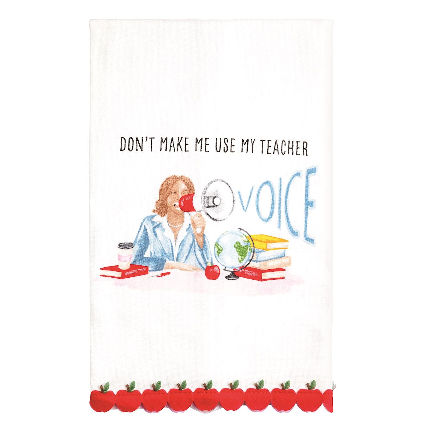 Teacher Voice Tea Towel