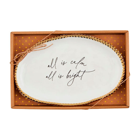 all is calm plate