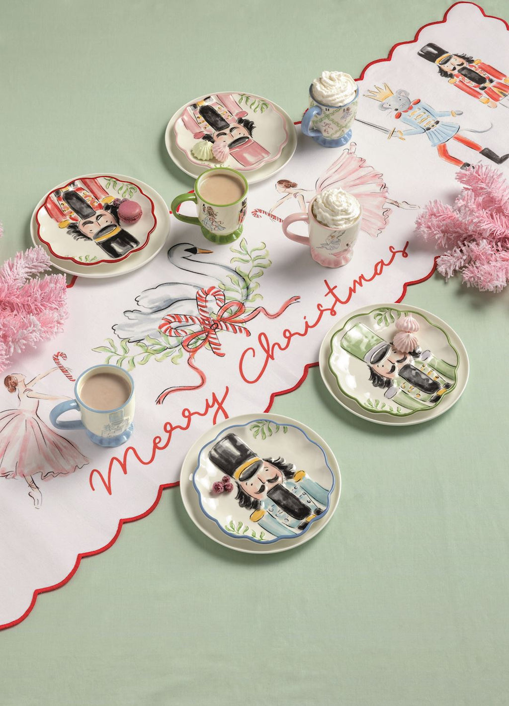 Nutcracker Dessert Plates