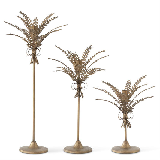 wheat metal tapers