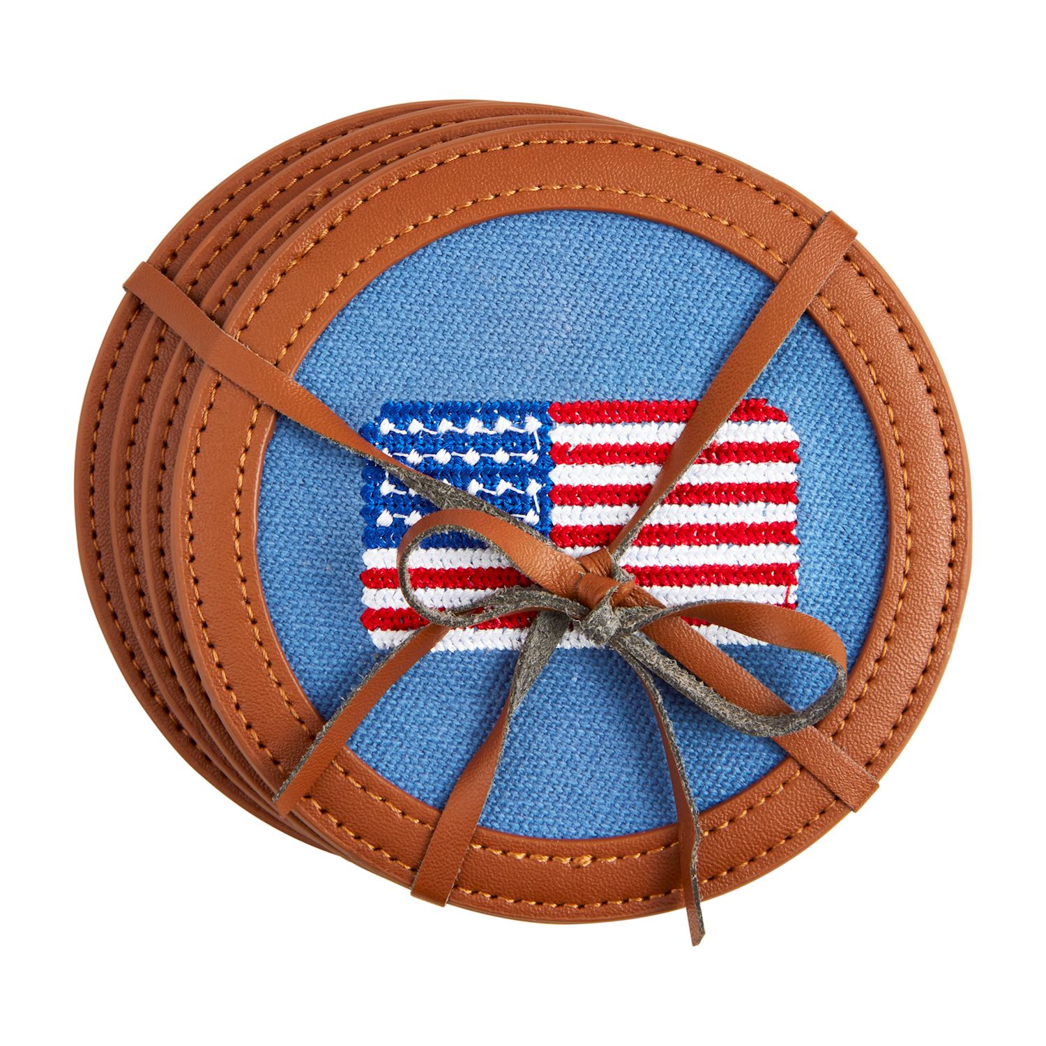American flag coasters