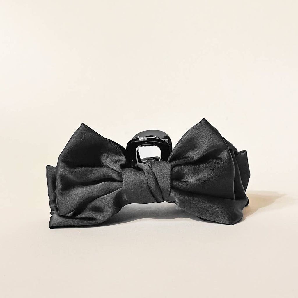 Black Bow Claw Clip