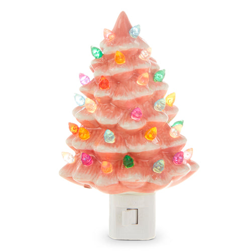 pink tree night light