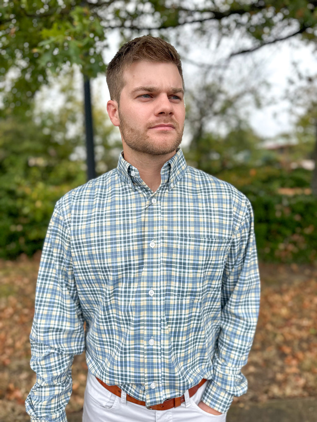 Baker Blue Button Down