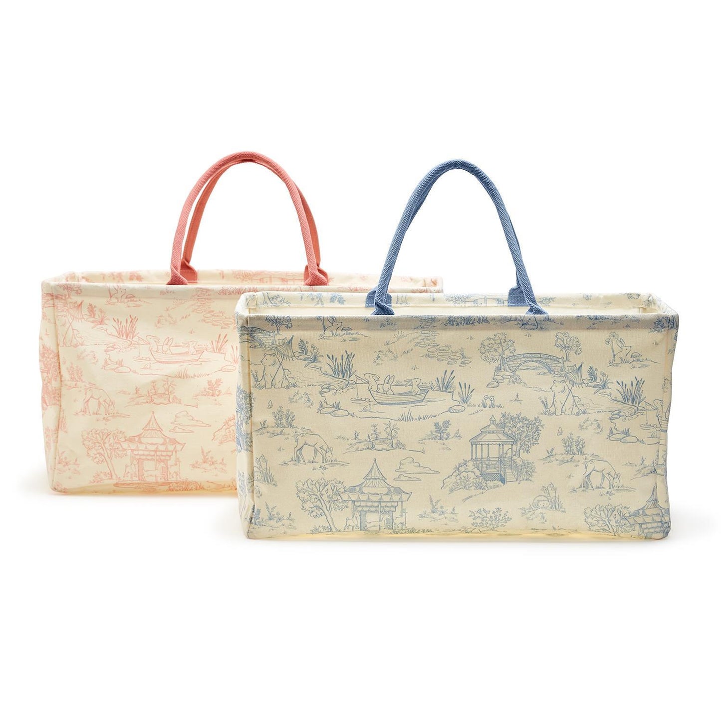 toile hamper bag