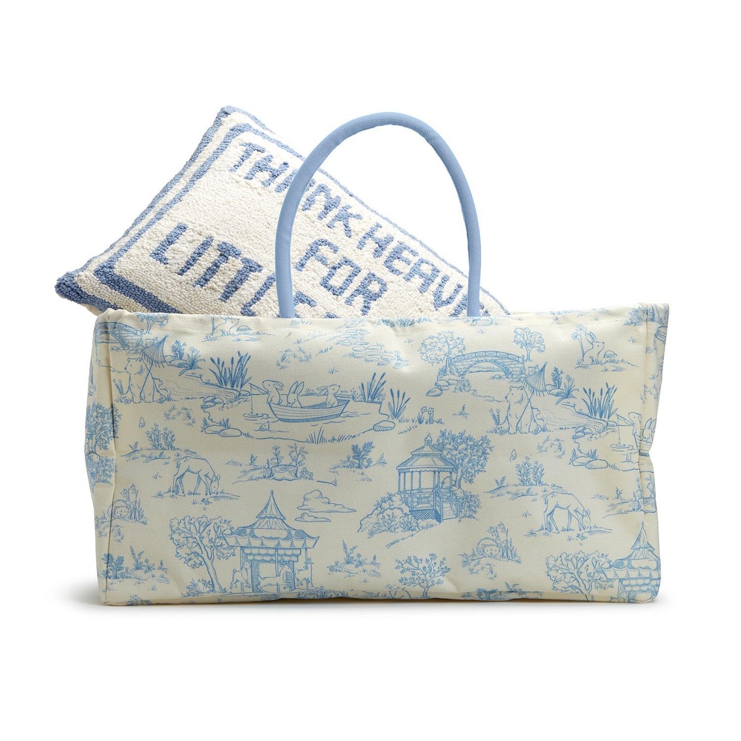 toile hamper bag