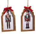 framed nutcracker ornament