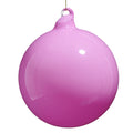 5" Blown Glass Pink Ornament
